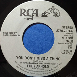 Eddy Arnold You Don't Miss A Thing USED VINYL 7INCH 45 RPM PROMO