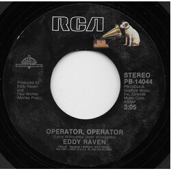 Eddy Raven Operator, Operator / Just For The Sake Of The Thrill USED VINYL 7INCH 45 RPM