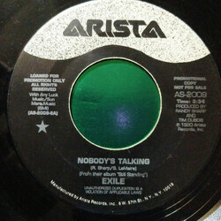Exile (7) Nobody's Talking USED VINYL 7INCH 45 RPM SINGLE PROMO