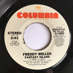 Freddy Weller Fantasy Island USED VINYL 7INCH 45 RPM PROMO