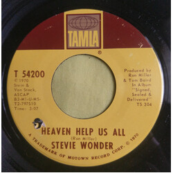 Stevie Wonder Heaven Help Us All / I Gotta Have A Song USED VINYL 7INCH 45 RPM SINGLE MONO