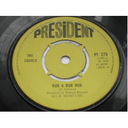 The Equals Rub A Dub Dub USED VINYL 7INCH SINGLE 45 RPM