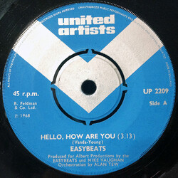 The Easybeats Hello, How Are You USED VINYL 7INCH 45 RPM SINGLE