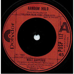 Random Hold What Happened USED VINYL 7INCH 45 RPM