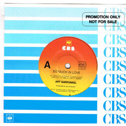Art Garfunkel So Much In Love USED VINYL 7INCH 45 RPM SINGLE