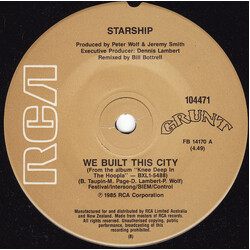 Starship (2) We Built This City USED VINYL 7INCH SINGLE 45 RPM