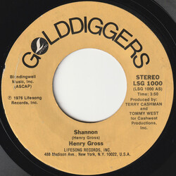 Henry Gross Shannon USED VINYL 7INCH 45 RPM STYRENE STEREO