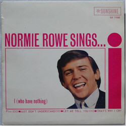 Normie Rowe Normie Rowe Sings... I USED VINYL 7INCH EP 45 RPM