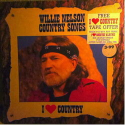 Willie Nelson I Love Country - Country Songs Vinyl LP USED