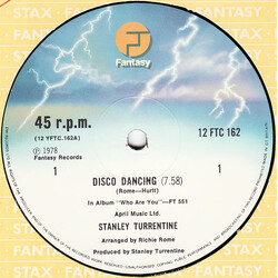 Stanley Turrentine Disco Dancing USED VINYL 12INCH 45 RPM