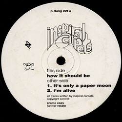 Inspiral Carpets How It Should Be USED VINYL 12INCH PROMO