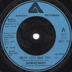 Showaddywaddy Pretty Little Angel Eyes Vinyl 7" USED