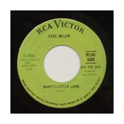Carl Belew Once / Mary's Little Lamb USED VINYL 7INCH 45 RPM PROMO