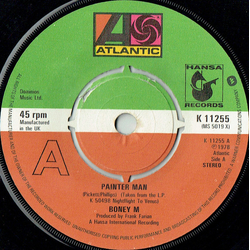 Boney M. Painter Man Vinyl 7" USED