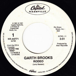 Garth Brooks Rodeo USED VINYL 7INCH SINGLE 45 RPM