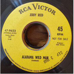 Jerry Reed Alabama Wild Man USED VINYL 7INCH 45 RPM PROMO