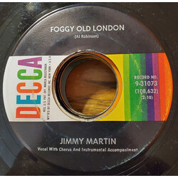 Jimmy Martin Foggy Old London USED VINYL 7INCH 45 RPM