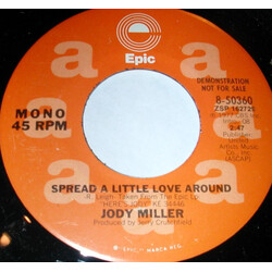 Jody Miller Spread A Little Love Around USED VINYL 7INCH 45 RPM SINGLE PROMO