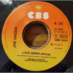 Joe Dassin L'Ete Indien (Africa) USED VINYL 7INCH 45 RPM