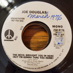Joe Douglas (2) The Devil Brought You In Here (But I'm Gonna Take You Home) USED VINYL 7INCH 45 RPM PROMO STEREO MONO