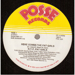 N.Y.C. Fat Girls Here Comes The Fat Girls VINYL 12" USED