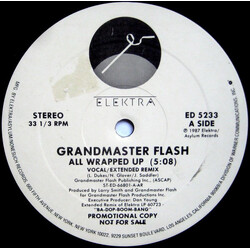 Grandmaster Flash All Wrapped Up VINYL 12" USED