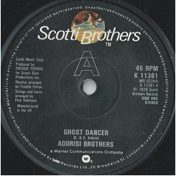 Addrisi Brothers Ghost Dancer Vinyl 7" USED