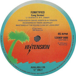 Hi-Tension Funktified USED VINYL 12INCH 45 RPM SINGLE