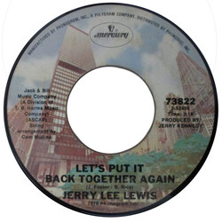 Jerry Lee Lewis Let's Put It Back Together Again USED VINYL 7INCH 45 RPM SINGLE