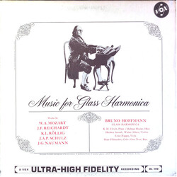 Bruno Hoffmann Music For Glass Harmonica Vinyl LP USED
