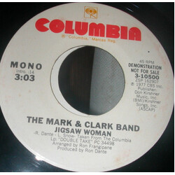 The Mark & Clark Band Jigsaw Woman USED VINYL 7INCH PROMO