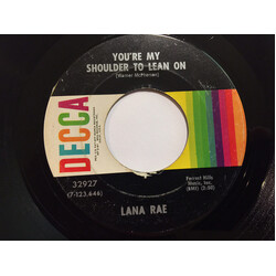 Lana Rae You're My Shoulder To Lean On / Talking To The Wall USED VINYL 7INCH 45 RPM SINGLE