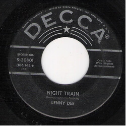 Lenny Dee (2) Night Train USED VINYL 7INCH 45 RPM SINGLE