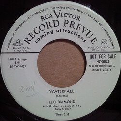 Leo Diamond Waterfall / Little One You're Too Much USED VINYL 7INCH 45 RPM SINGLE PROMO