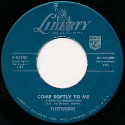 The Fleetwoods Come Softly To Me USED VINYL 7INCH 45 RPM SINGLE
