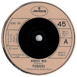 The Pioneers Broken Man USED VINYL 7INCH 45 RPM SINGLE