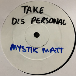 Monica Don't Take It Personal (Just One Of Dem Days) (Mystic Matt Remixes) USED VINYL 12INCH WHITE LABEL UNOFFICIAL RELEASE