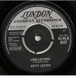 Ketty Lester Love Letters USED VINYL 7INCH 45 RPM SINGLE REPRESS