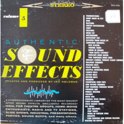 Jac Holzman Authentic Sound Effects Volume 5 Vinyl LP USED