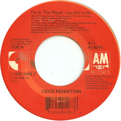Ce Ce Peniston I'm In The Mood / Keep On Walkin' USED VINYL 7INCH 45 RPM
