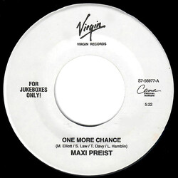 Maxi Priest One More Chance USED VINYL 7INCH 45 RPM SINGLE JUKEBOX PROMO