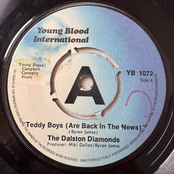 Dalston Diamonds Teddy Boys (Are Back In The News) USED VINYL 7INCH 45 RPM SINGLE PROMO