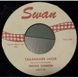 Freddy Cannon Tallahassee Lassie USED VINYL 7INCH 45 RPM SINGLE