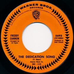 Freddy Cannon The Dedication Song / Come On, Come On Vinyl 7" USED