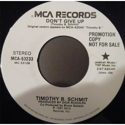 Timothy B. Schmit Don't Give Up Vinyl 7" USED