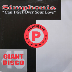 Simphonia Can't Get Over Your Love USED VINYL 12INCH 45 RPM