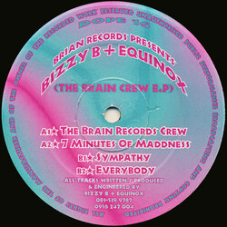 Bizzy B / Equinox (3) The Brain Crew E.P USED VINYL 12INCH EP 33 S RPM