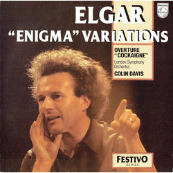 Sir Edward Elgar / London Symphony Orchestra / Sir Colin Davis "Enigma" Variations / Overture "Cockaigne" Vinyl LP USED