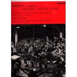 Sir Edward Elgar / Ralph Vaughan Williams / The Sinfonia Of London / Sir John Barbirolli Barbirolli Conducts English String Music Vinyl LP USED