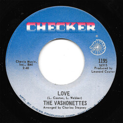 The Vashonettes Love / A Mighty Good Lover USED VINYL 7INCH 45 RPM SINGLE